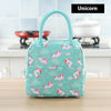 Portable Floral Aluminum Foil Thermal Insulated Lunch Bag