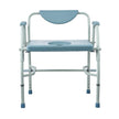 Commode Chair, Bedside Commode With Drop-Down Arms And Detachable Backrest, 5-Level Adjustable Height, 7L Removable Bucket, Easy To Assemble, 1000LBS Capacity, Portable Toilet For Adults Seniors