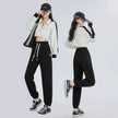 Fleece-lined Thickened Windproof Trousers Casual Pants For Women