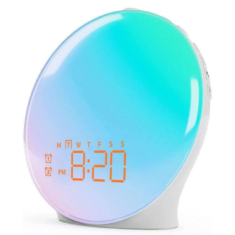 Sunrise Alarm Clock with Wake-Up Light Simulation
