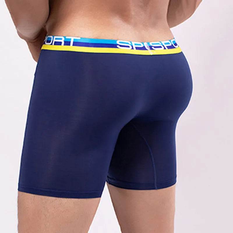 Men’s Compression Boxer Briefs – Breathable Athletic Performance Underwear with Support Pouch