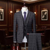 Men's Korean Slim Fit Business Suit – Dark Grey, S–4XL