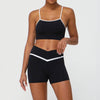 Women's 2-Piece Workout Set – Yoga & Running Outfit (Top + Shorts or Pants)