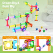 PicassoTiles - PicassoTiles Magnetic Marble Run Set: 70-Piece Set