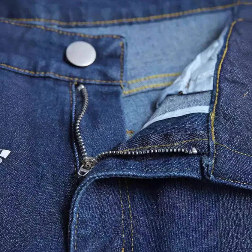 Stretch Denim Men's Pants Skinny Mid Waist jeans men work jeans for men Slim fit Denim pant for men skinny stretchy Denim jeans pant
