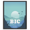Bic National Park 'Explored' Poster, Canada Parks