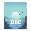 Bic National Park 'Explored' Poster, Canada Parks