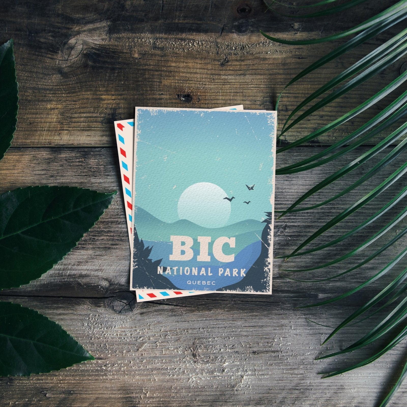 Bic Quebec National Park Postcard, Canada Parks