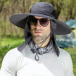 Big Brim Protective Caps Summer Face Cover Sun-proof Mountaineering Bucket Hat