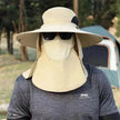 Big Brim Protective Caps Summer Face Cover Sun-proof Mountaineering Bucket Hat