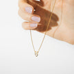 Collier avec breloque en forme de coeur - Pendentif coeur argent sterling ou or