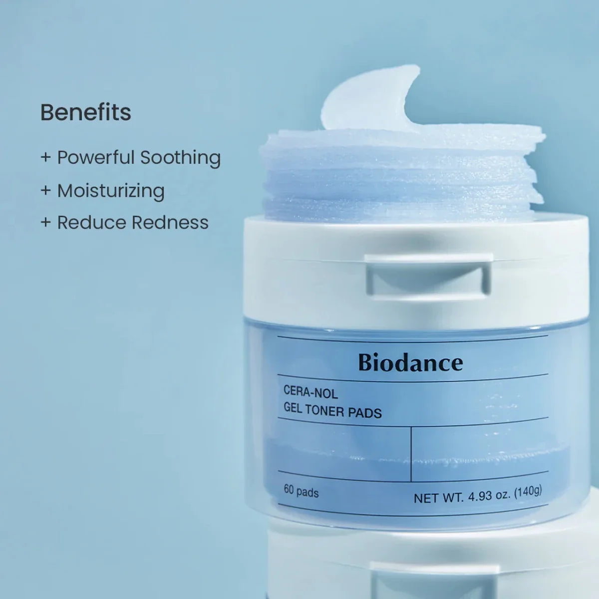 Biodance Cera-nol Gel Toner Pads 140g / 60pads