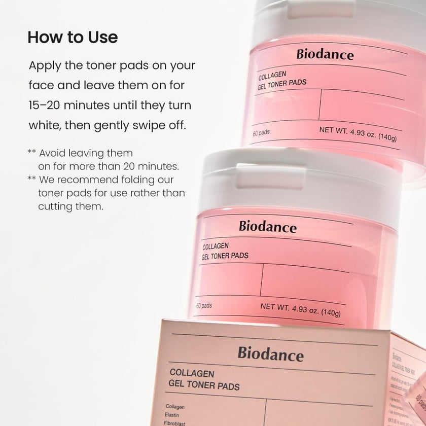Biodance Collagen Gel Toner Pads 140g / 60pads