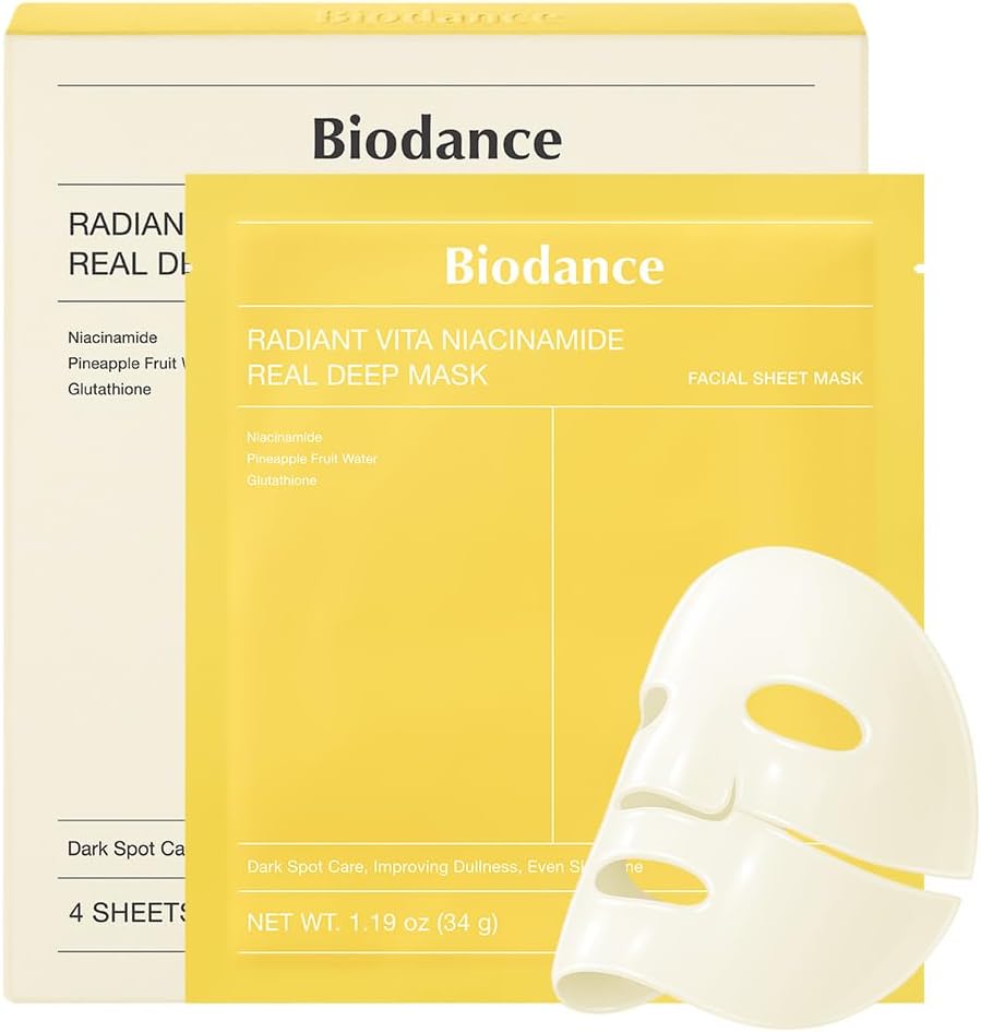Biodance Radiant Vita Niacinamide Real Deep Mask 34g