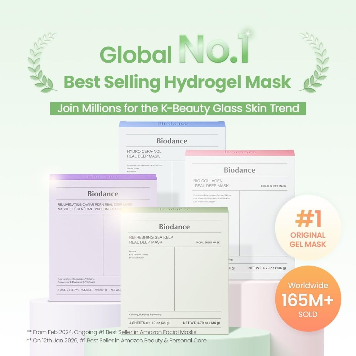 Biodance Refreshing Sea Kelp Real Deep Mask 34g