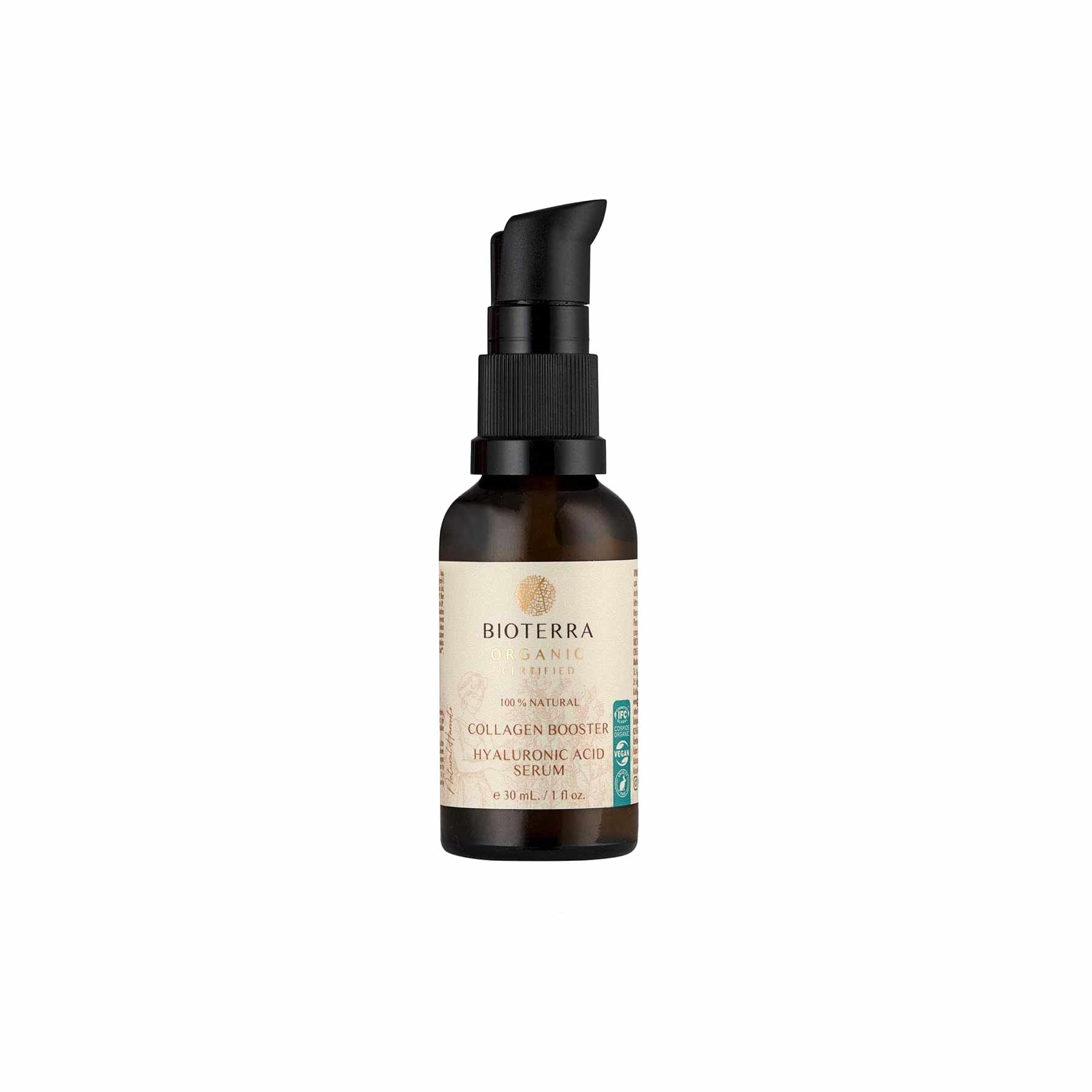 Bioterra Organic Collagen Hyaluronic Acid Serum – 30 ml