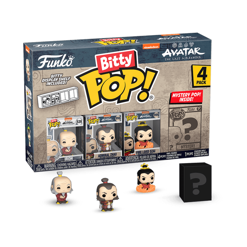 Bitty POP! Avatar the Last Airbender Ironh, Admiral Zhao, Fire Lord Ozai