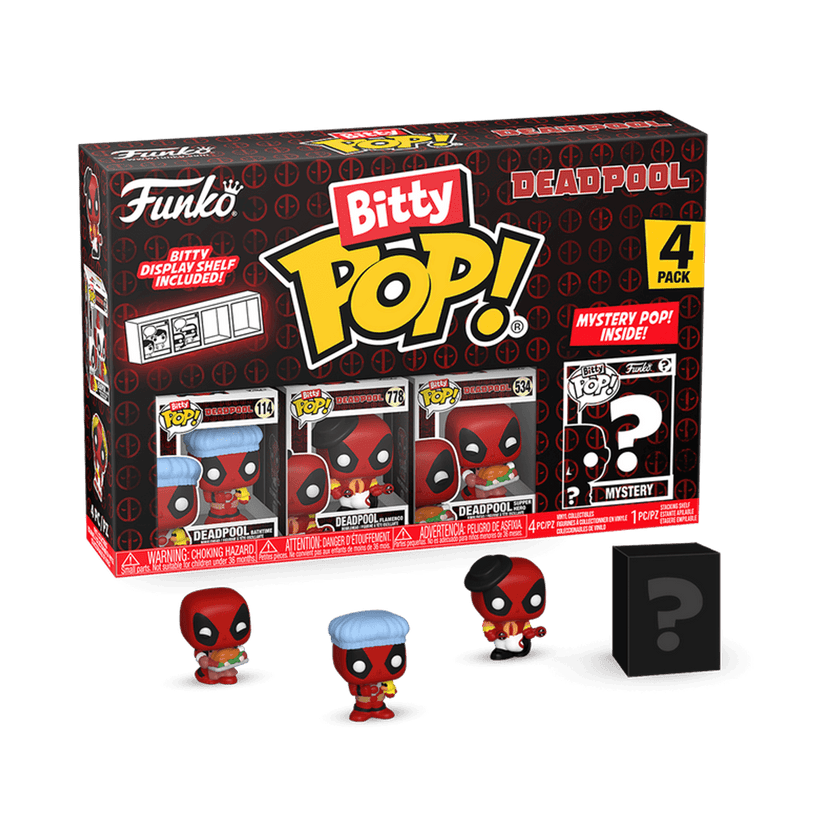 Bitty POP! Deadpool Bath, Flamenco, Supper Hero