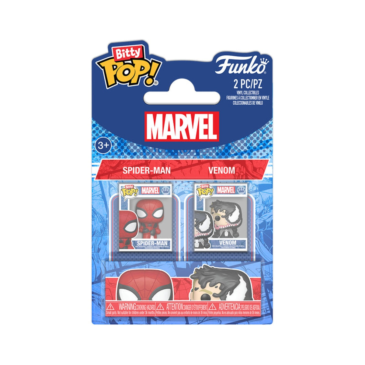 Bitty POP! Marvel Spider-Man  - Spider-Man & Venom 2-Pack