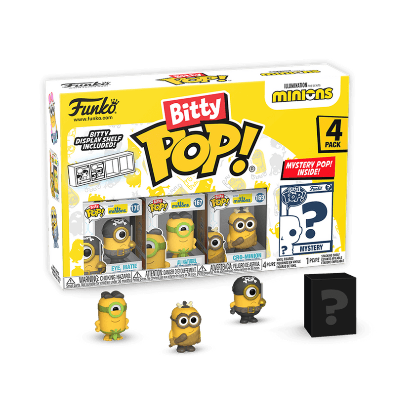 Bitty POP! Minions Eye Matie, Au Naturel, Cro-Minion