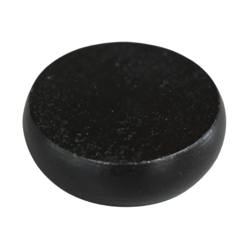 13 Black Crokinole Discs (Half Set)