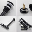 Black P-Trap Kit without Overflow – Solid Brass 1-1/4” Sink Drain