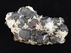 Black Pyrite & Quartz Cluster – Fengjiashan Mine (836g)