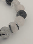Black Rutile Quartz / Tourmalinated Quartz Bracelets – Chip & 8mm Beads
