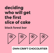 black forest chocolate bar