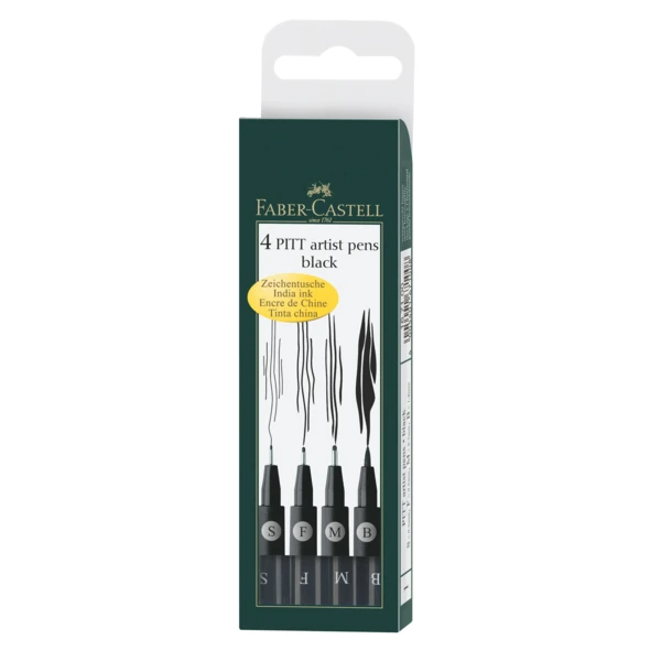 Faber-Castell - Pitt Artist Pen - Assorted Tips Sets