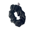 Silk Hair Scrunchie Black