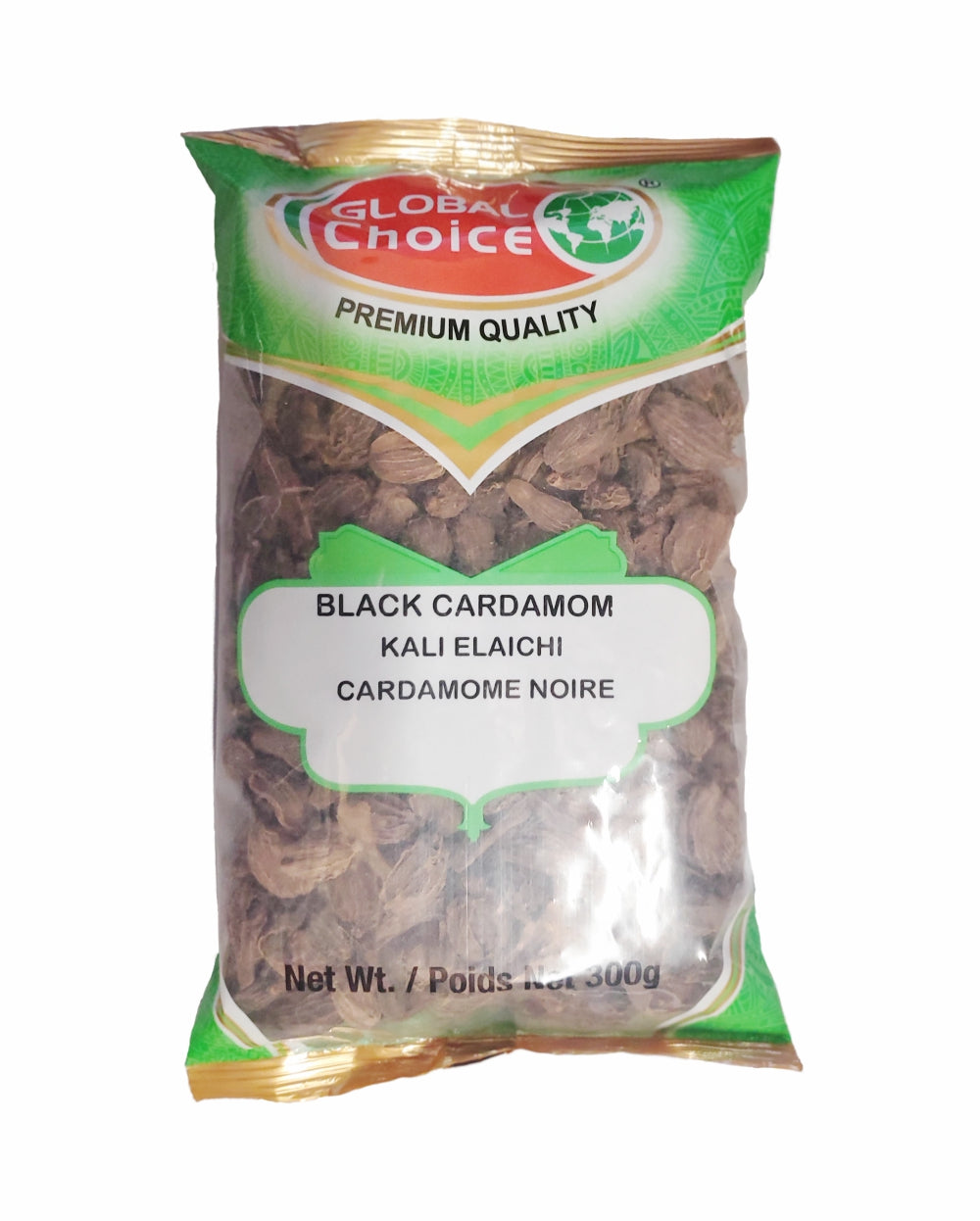 Global Choice Black Cardamom 300gm (Kali Elaichi)