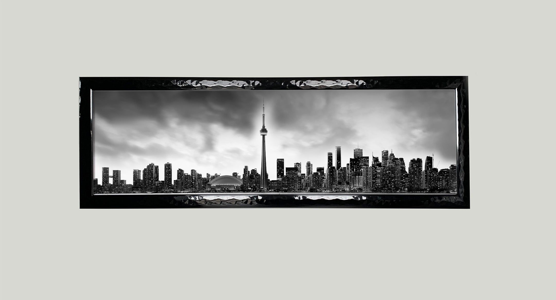 Toronto et la tour CN en noir et blanc - Cities Skyline