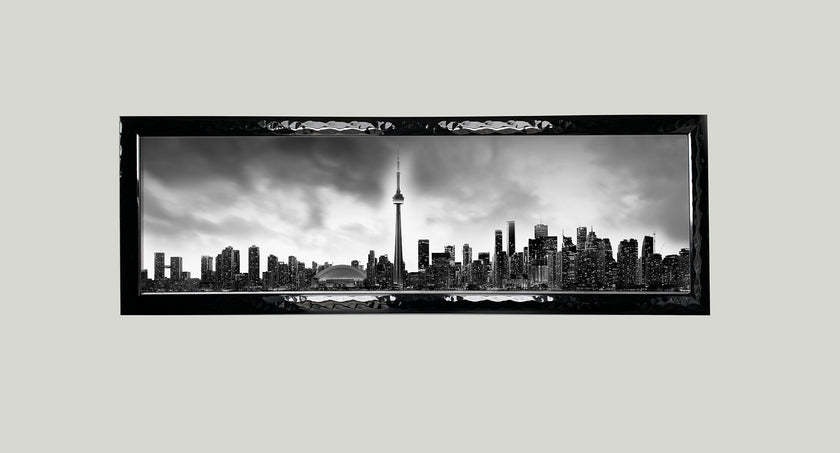 Toronto et la tour CN en noir et blanc - Cities Skyline