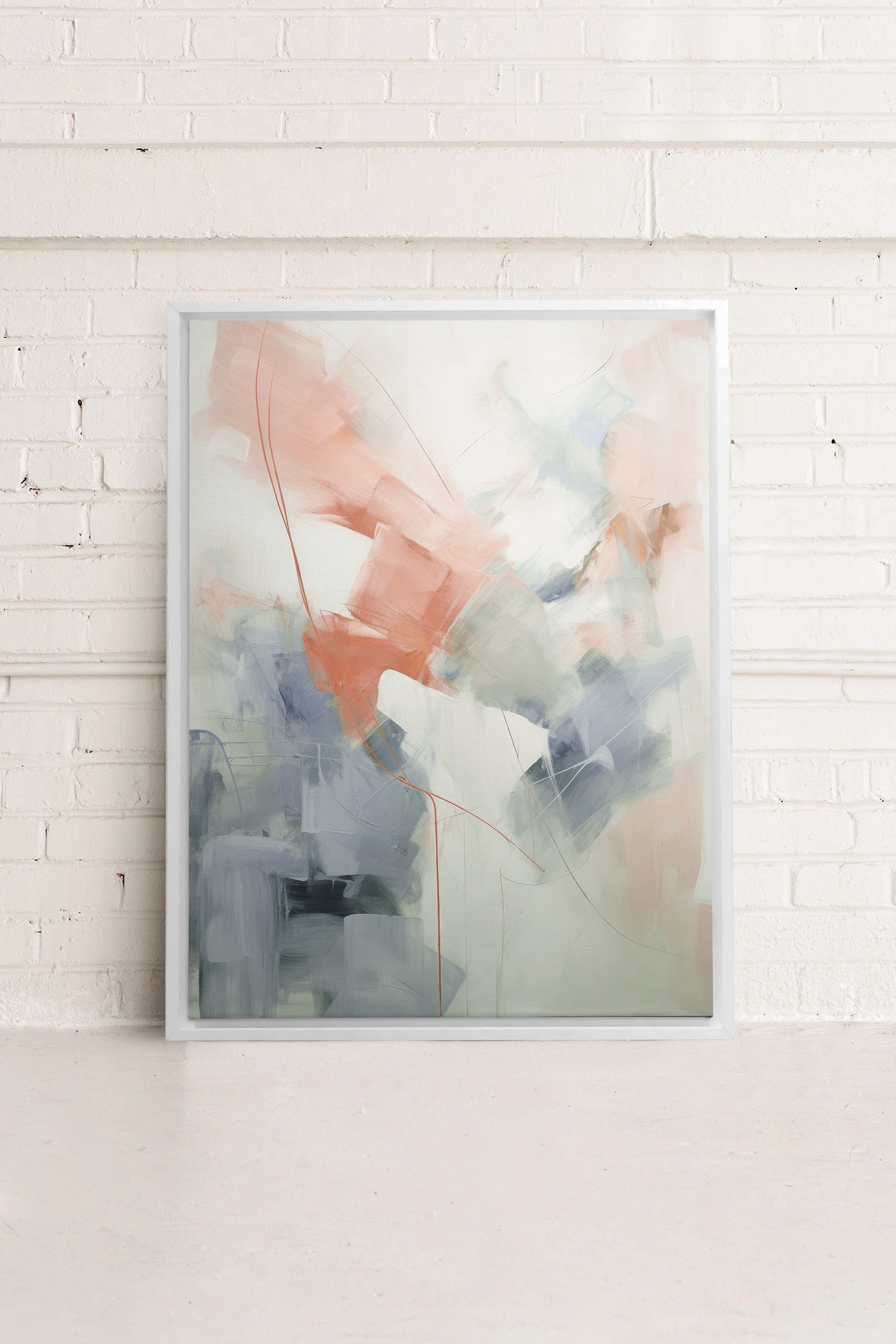 ACRYLIC VIBRATION, Oeuvre sur toile étiré