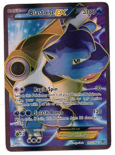 Blastoise EX - 142/146 - Full Art Ultra Rare