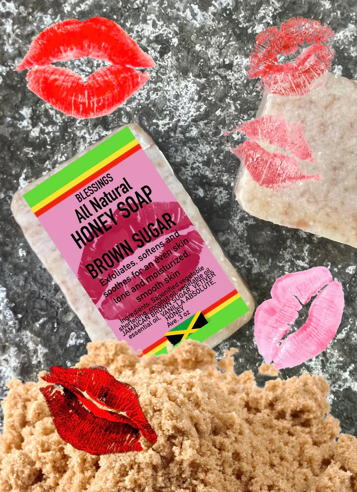 ALL NATURAL HONEY BROWN SUGAR FACE & BODY BAR