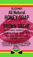 ALL NATURAL HONEY BROWN SUGAR FACE & BODY BAR