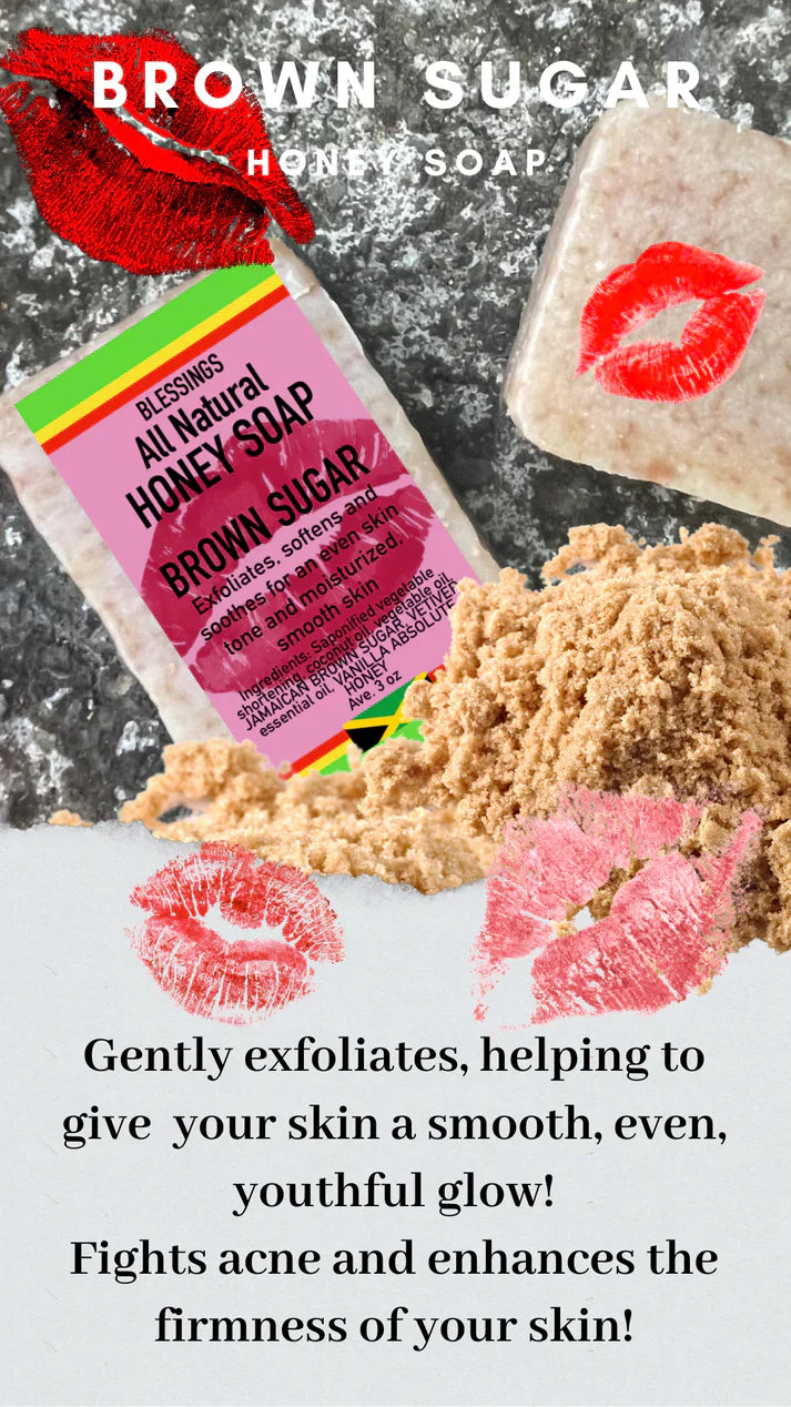 ALL NATURAL HONEY BROWN SUGAR FACE & BODY BAR