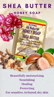 ALL NATURAL HONEY SHEA BUTTER FACE & BODY BAR