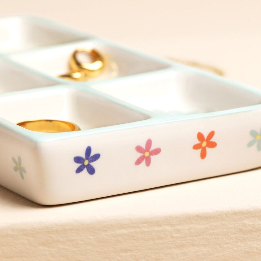 Cottage Ceramic Trinket Tray
