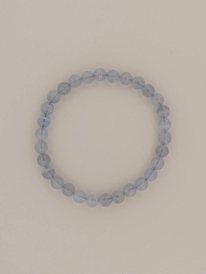 Blue Lace Agate Bracelet – Chip & 4.5, 6, 7 & 8mm Beads