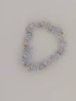 Blue Lace Agate Bracelet – Chip & 4.5, 6, 7 & 8mm Beads