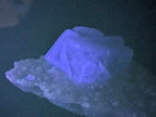 Blue Phantom Fluorite on Quartz 4.5 by 4.5 in 464g – Yaogangxian Mine (YGX) , China