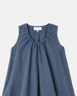 Robe ample effet lin