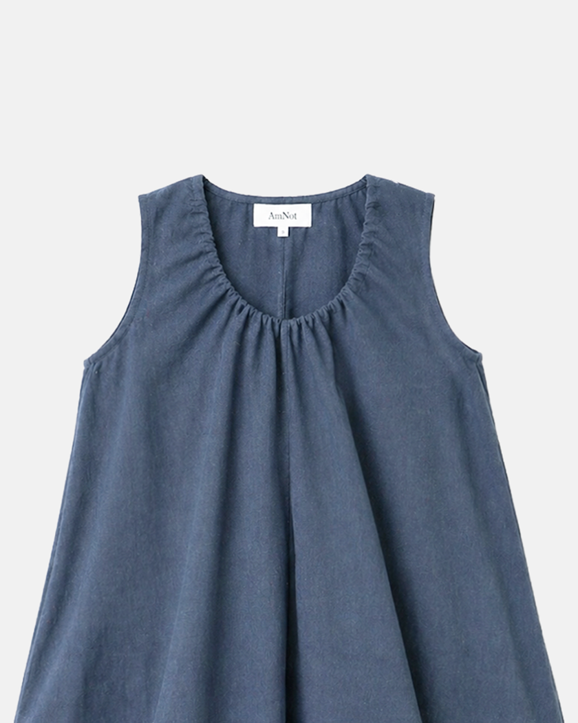 Robe ample effet lin