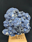 Blueberry Fluorite with Cubic 
