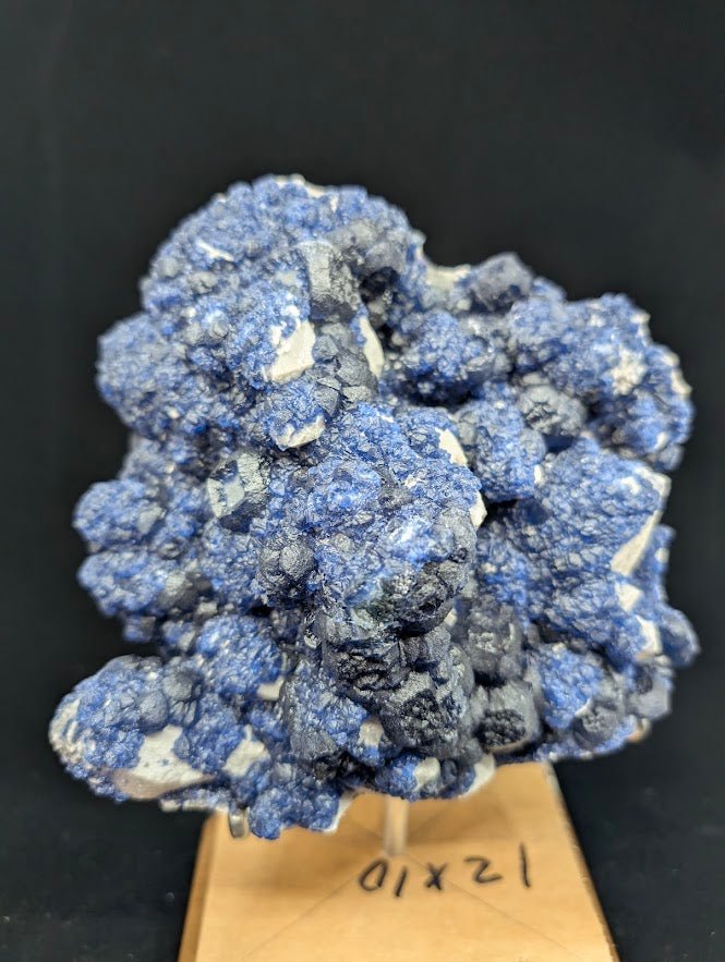 Blueberry Fluorite with Cubic 