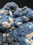 Blueberry Fluorite with Cubic 