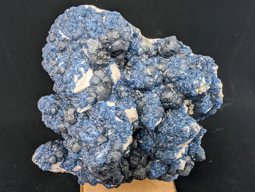 Blueberry Fluorite with Cubic 